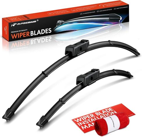 حزمة A-premium من شفرتين ممسحة من طراز Adber Mostshield مع مؤشر وملابس-متوافقة مع Audi Q4 E-Tron 2022-2024 و Volkswagen ID.4 2021-2024-28 "و 18" ، موصل TLPN ، اليسار واليمين in Kuwait