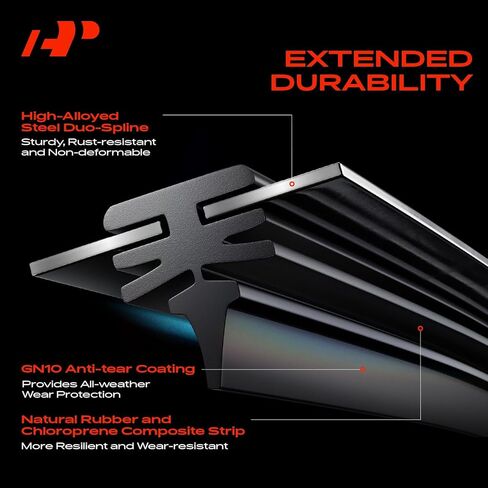 حزمة A-premium من شفرتين ممسحة من طراز Adber Mostshield مع مؤشر وملابس-متوافقة مع Audi Q4 E-Tron 2022-2024 و Volkswagen ID.4 2021-2024-28 "و 18" ، موصل TLPN ، اليسار واليمين in Kuwait