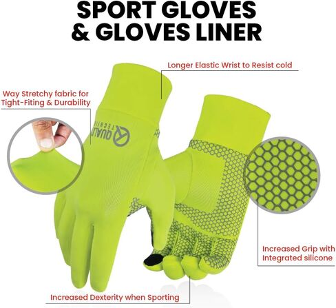 Warm Winter Gloves Anti Slip Touchscreen and Thermal Cycling Glove Cold Weather Running Gloves for Men Women Suit for, Biking, Hiking, Driving, Walking, Typing, Freezer Work, Sports, Shooting, Gaming in Saudi Arabia