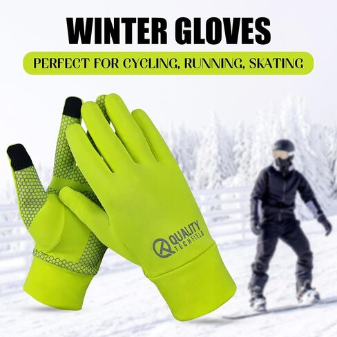 Warm Winter Gloves Anti Slip Touchscreen and Thermal Cycling Glove Cold Weather Running Gloves for Men Women Suit for, Biking, Hiking, Driving, Walking, Typing, Freezer Work, Sports, Shooting, Gaming in Saudi Arabia
