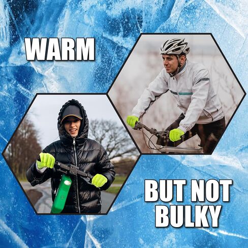 Warm Winter Gloves Anti Slip Touchscreen and Thermal Cycling Glove Cold Weather Running Gloves for Men Women Suit for, Biking, Hiking, Driving, Walking, Typing, Freezer Work, Sports, Shooting, Gaming in Saudi Arabia