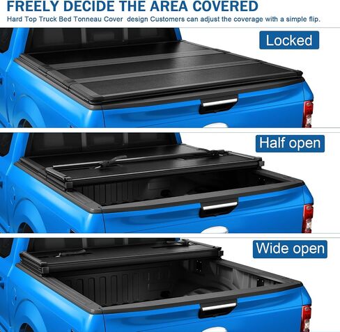 Soft Tri-Fold Truck Bed Tonneau Cover Compatible with 2007-2021 Toyota Tundra 5.5FT Bed in Saudi Arabia
