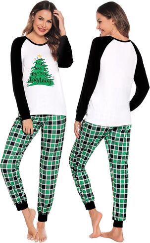 SWOMOG Family Christmas Pjs Matching Sets Christmas Pajamas for Family Xmas Jammies Set Christmas Holiday Sleepwear in Saudi Arabia