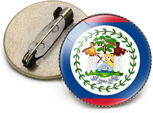 NIUYIBAO North America Flag Pin Lapel Enamel Pins for Backpacks Hat Waving Flag Brooch Pin Badge for Men Women in Saudi Arabia