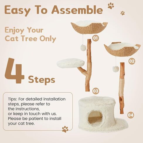 Black Cat Tree with Coffin Cat Bed for Indoor Cats,Aesthetic Cat Condos with Sisal Scratching Post,Small Cat Tree,Multi-Level Play Activities Platform,Gift in Saudi Arabia