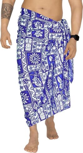 LA LEELA Men's Sarong Beach Cover Up Swim Wrap in Saudi Arabia