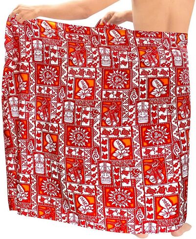 LA LEELA Men's Sarong Beach Cover Up Swim Wrap in Saudi Arabia