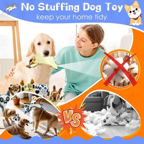 Christmas Large Interactive Dog Toys: Squeaky Plush Stuffed Dog Toys for Large Dogs - Big Chew Santa Dog Toys for Puppy Small Medium Large Breeds in Saudi Arabia