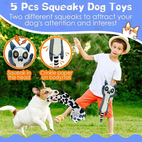 Christmas Large Interactive Dog Toys: Squeaky Plush Stuffed Dog Toys for Large Dogs - Big Chew Santa Dog Toys for Puppy Small Medium Large Breeds in Saudi Arabia