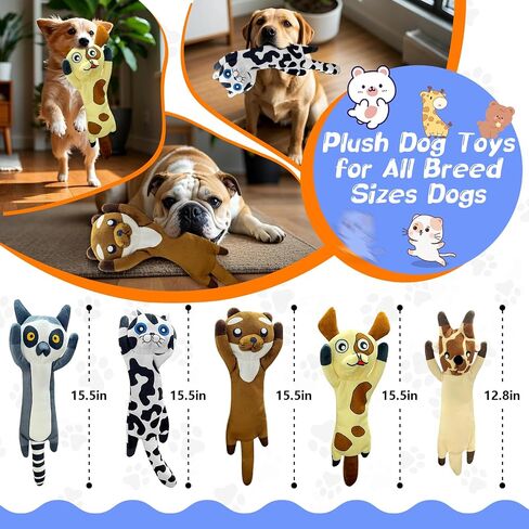 Christmas Large Interactive Dog Toys: Squeaky Plush Stuffed Dog Toys for Large Dogs - Big Chew Santa Dog Toys for Puppy Small Medium Large Breeds in Saudi Arabia