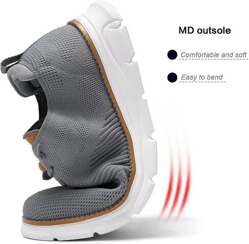 Men's Casual Dress Oxfords Shoes Breathable Knit Leisure Classic Business Fashion Sneakers Lightweight Comfortable Work Soft Sole Walking Shoes in Saudi Arabia
