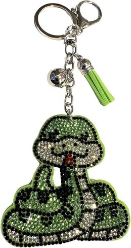Popfizzy Rhinestone Keychains for Women and Girls, Bling Backpack Accessories, Sparkle Purse Charm, Bag Charm, Gift for Women in Saudi Arabia