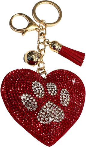 Popfizzy Rhinestone Keychains for Women and Girls, Bling Backpack Accessories, Sparkle Purse Charm, Bag Charm, Gift for Women in Saudi Arabia