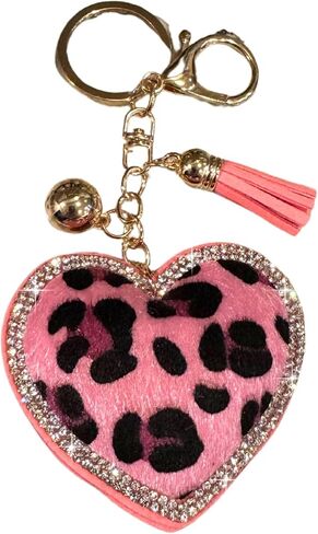 Popfizzy Rhinestone Keychains for Women and Girls, Bling Backpack Accessories, Sparkle Purse Charm, Bag Charm, Gift for Women in Saudi Arabia