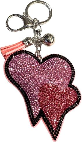 Popfizzy Rhinestone Keychains for Women and Girls, Bling Backpack Accessories, Sparkle Purse Charm, Bag Charm, Gift for Women in Saudi Arabia