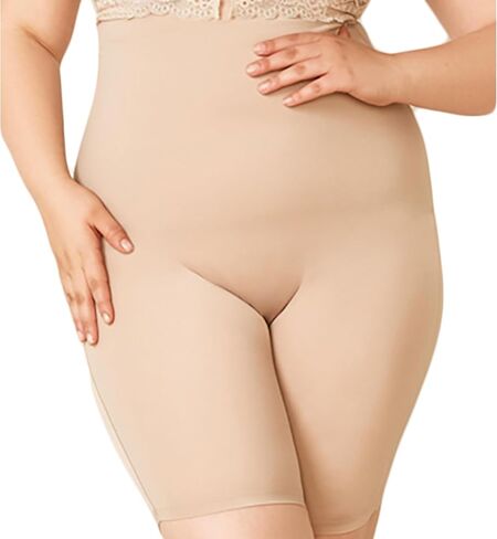 Women's High Waisted Shapewear Tummy Control Shorts - Seamless Body Shaper with Size Up Comfort in Saudi Arabia