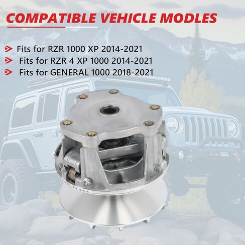 1pc Primary Drive Clutch Fits for Polaris General 1000 2018-2021 Heat-treated Steel 1323068 in Saudi Arabia