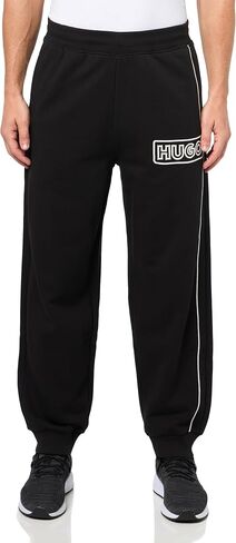 Hugo Men Outline Logo Logo Cotton Gogger Pants in Kuwait