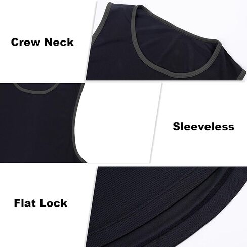 Mens Mesh Workout Tank Tops Muscle Sleeveless Fitness Tee Shirts Summer Dry Fit Gym Training T-Shirt Athletic Cloth in Kuwait