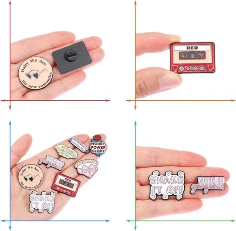 beyonday Creative Singer Enamel Pins with Velvet Bag, Lyrics Album Inspired Pins for Fans Concert Friendship Brooch Music Lapel Pins on Backpacks Clothes Jeans Hats Gifts for Enthusiasts Women Adults in Saudi Arabia