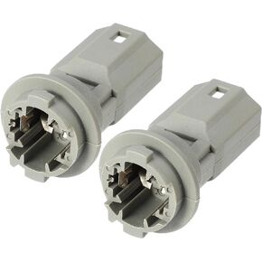 License Number Plate Lamp Light Socket Number Plate Lamp Light Socket for Scion TC 2005-2016 Plastic Gray (Set of 2)