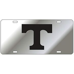 Craftique Tennessee Volunteers Mirror Laser Cut License Plate