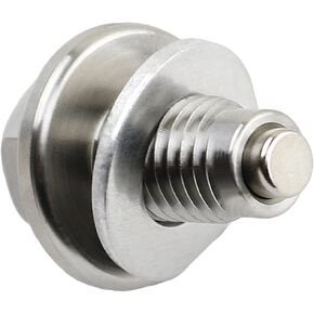 Votex - Made in USA - M12 X 1.75MM Quick Easy Valve Oil Drain Plug fits Buick, Chevrolet, Cadillac, Ford, GMC - Stainless Steel - Part Number SMQDP002