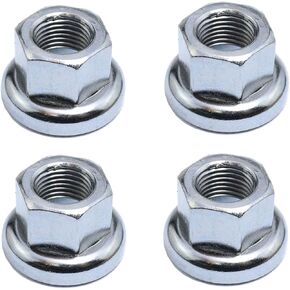 M10 Bike Wheel axle nut Bicycle axle nut Bike axle nut Bike axle locknut Bicycle hub Shaft Nuts -4PCS