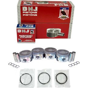 DNJ PRK939 Piston and Ring Kit For 1994-2004 Toyota 4Runner T100 Tacoma 2.7L L4 DOHC 16V Naturally Aspirated 3RZ-FE