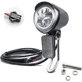 Ebike Light LED Electric Bike Headlight 24V 36V 48V 60V for Electric Bicycle Bike with Mounting Screws Front Light Accessories