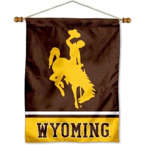 Wyoming Cowboys Banner with Hanging Pole