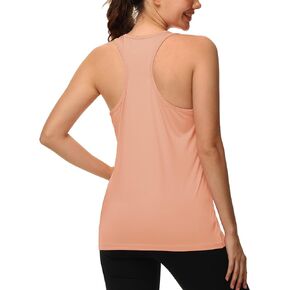 MAGCOMSEN Women's Sleeveless Workout Tank Tops UPF 80+ Racerback Shirts Quick Dry UV Protection Athletic Gym Summer Tops