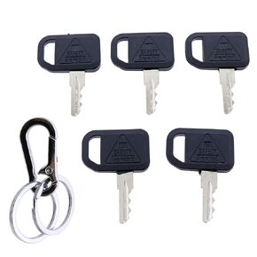JEENDA 5PCS Ignition Keys AM131841 for John Deere 300 400 GT GX LX Series 130 160 165 Gator 4X2 6X4 Gator Key