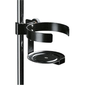 حامل مشروبات K&M König & Meyer 16020.000.55 - ملحق أنبوب حامل ميكروفون - يحمل الزجاجات والأكواب والنظارات - ملحق بدرجة احترافية - صناعة ألمانية - أسود in Kuwait