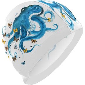 Swimming Cap Summer Unisex Adult Swim Cap Polyester