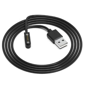 Smart Watch Charger Magnetic 4 Pin for Bluetooth Smart Watches GT88 G3 GT68 KW08 KW18 Y3 KW88 KW98 KW99 KW28 FS08 GV68 KW06 USB Charging Cable Replacement 2FT- Contact Pin Spacing 7.62mm