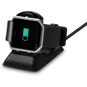 Compatible for Fitbit Blaze Charging Dock, Replacement Charging Stand Station Cradle Holder with USB Charging Cable Compatible for Fitbit Blaze Smart Watch Accessories