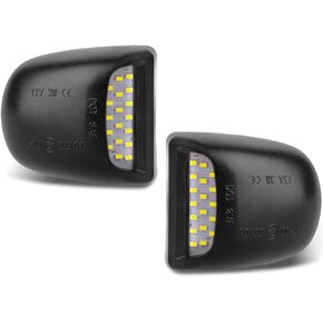 مصباح إضاءة LED للوحة ترخيص RUXIFEY متوافق مع Silverado Suburban Tahoe GMC Sierra 1500 2500 3500 HD Escalade EXT، 6000K أبيض، حزمة من 2