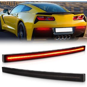 Gempro الأبيض LED أضواء العلامات الجانبية الجبهة الخلفية الحاجز وقوف السيارات إشارة مصابيح ل 2005-2013 تشيفي كورفيت C6 المدخن لين ، 4 قطعة