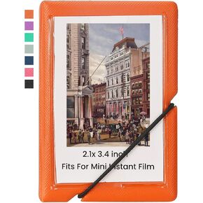 2 Pack Mini Photo Album with 28 Pocket 2x3 Inch Pictures Fits for Fujifilm Instax Mini 7s 8 9 11 25 26 40 50s 90 Evo Z2300 Instant Camera, Polaroid Snap,Kpop Photocard Holder (Pink)