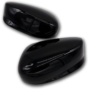 Glossy Black Side Mirror Cover Overlay Compatible with 2008-2012 Accord
