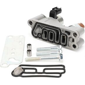 Engine Variable Valve Timing VVT Solenoid Compatible with 2013-2015 Acura RDX,Honda Accord Crosstour Odyssey Pilot 3.5L,Front solenoid Spool Valve Assembly Replaces # 918-056 15810-R70-A03