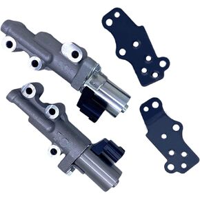 Intake Exhaust Right Left 2 PCS Camshaft Solenoid Timing actuator Oil Control Valve V6 3.5L 4.0L Compatible with G35 M35 350Z Altima Frontier Maxima Murano NV1500 2500 3500 Pathfinder Quest Xterra