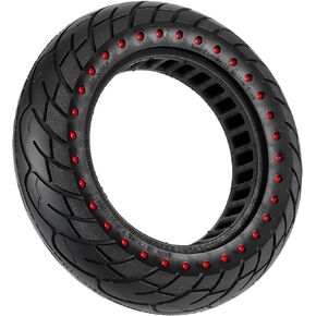 10 x 2.5 Honeycomb Tire, 60/70-6.5 Air pocket tyre for Segway Ninebot Max G30LP G30 Electric Kick Scooter (Common style)