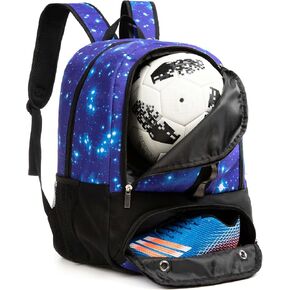 Soccer Bag,Soccer Backpack for Basketball & Volleyball & Football,Sports Bag with Ball Compartment.