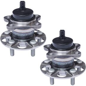 512505 x2 (Pair) Rear Wheel Bearing and Hub Assembly Compatible with 2010-2015 Toyota Prius (Exclude Prius C and Prius V Models) 2012-2015 Prius Plug-in [5 Lug W/ABS]