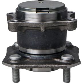 Autoround 512384 Rear Wheel Hub and Bearing Assembly Replacement for 2007-2012 Nissan Sentra 4 Lugs w/ABS