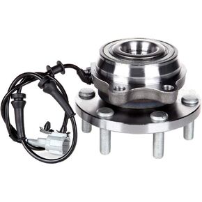 SCITOO 4pcs Wheel Hub Assembly Suspension Kit - 4x4 Fit for Nissan Frontier for Nissan Pathfinder for Nissan Xterra for Nissan Frontier Outer Tie Rod End Wheel Hub Bearing - 515065