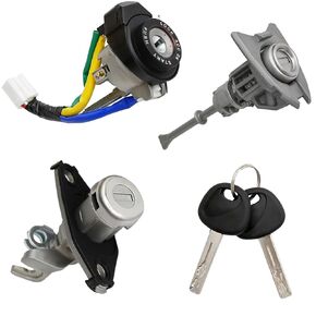 Car Full Lock Cylinder Set Key Ignition Start Barrel Replacement for Hyundai Sonata 2009-2014 (NOT Hybrid Model) and 2011-2015 Sonata Hybrid Model Replace 81970-3SA00 81250-3SA00