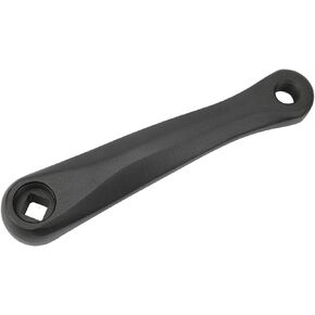 Oumefar Pedal Crank Leg, Light Weight Bike Pedal Crank Arm Diamond Hole Left Bike Crank Arm 152mm Aluminum Alloy for Replacement Indoor Bike Crank Circle Hole